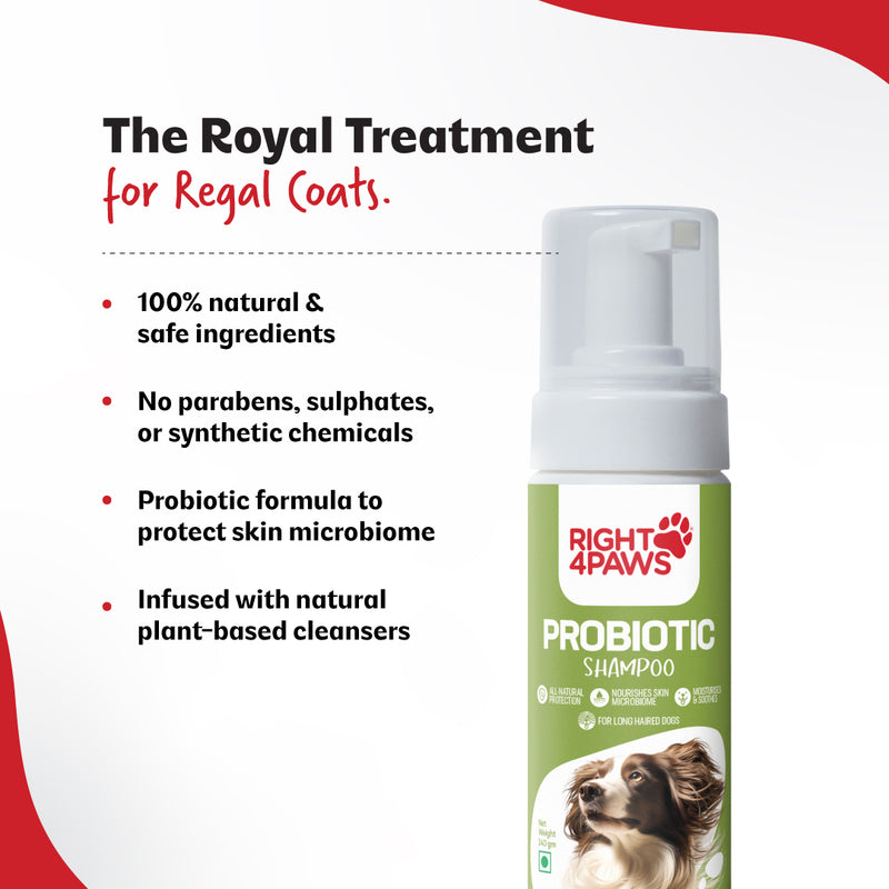 Probiotic Shampoo Liquid for Long Haired Dogs