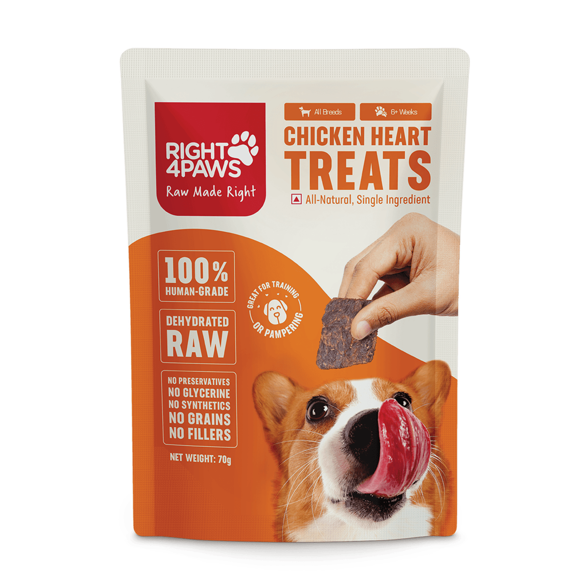 Chicken Heart Treats - Right4Paws