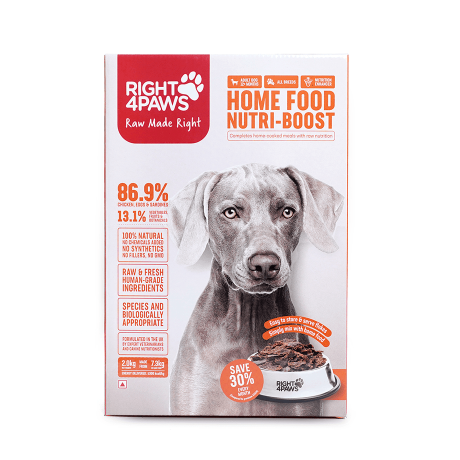 Home Food Nutri Boost Adult Natural Dog Food Topper by Right4Paws India  • Right4Paws
