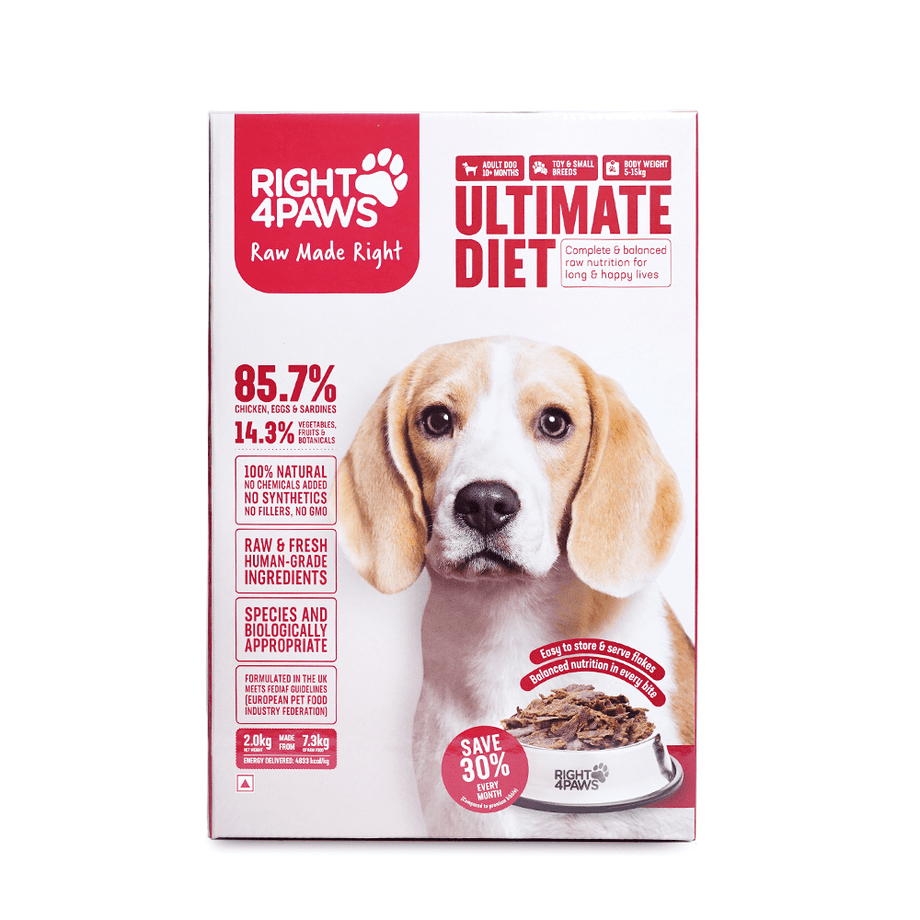 Ultimate Diet – Toy & Small Adult | Small Adult Dog Food by Right4Paws